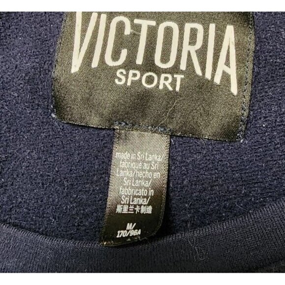 Victoria Secret Sport Womens Sweatshirt Size Meduim Dark Blue - Picture 5 of 5